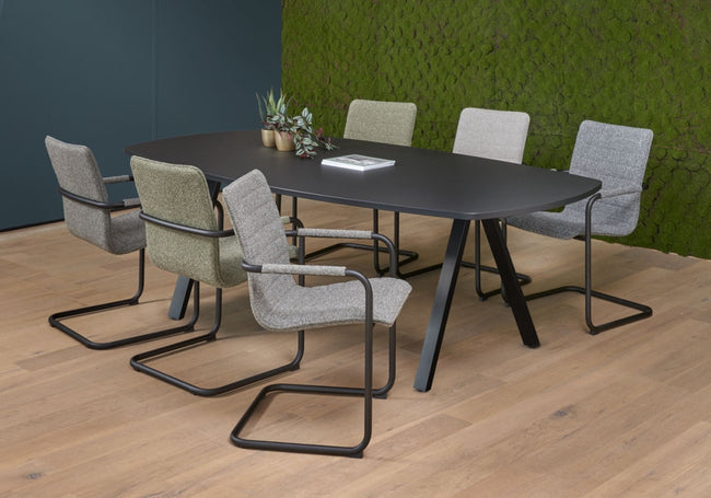 V Danish -soikea kokouspöytä 240×120 cm