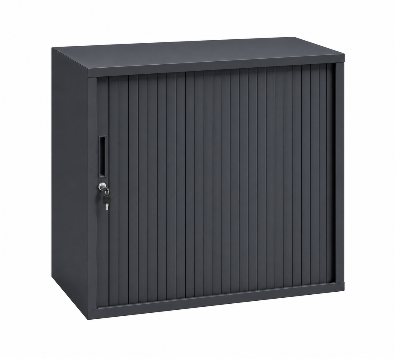 Elegance Roller Door Cabinet 72×80×43 cm with 1 Shelf