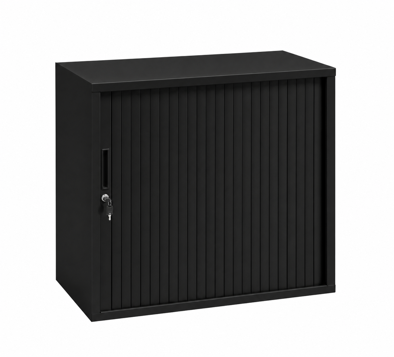 Elegance Roller Door Cabinet 72×80×43 cm with 1 Shelf