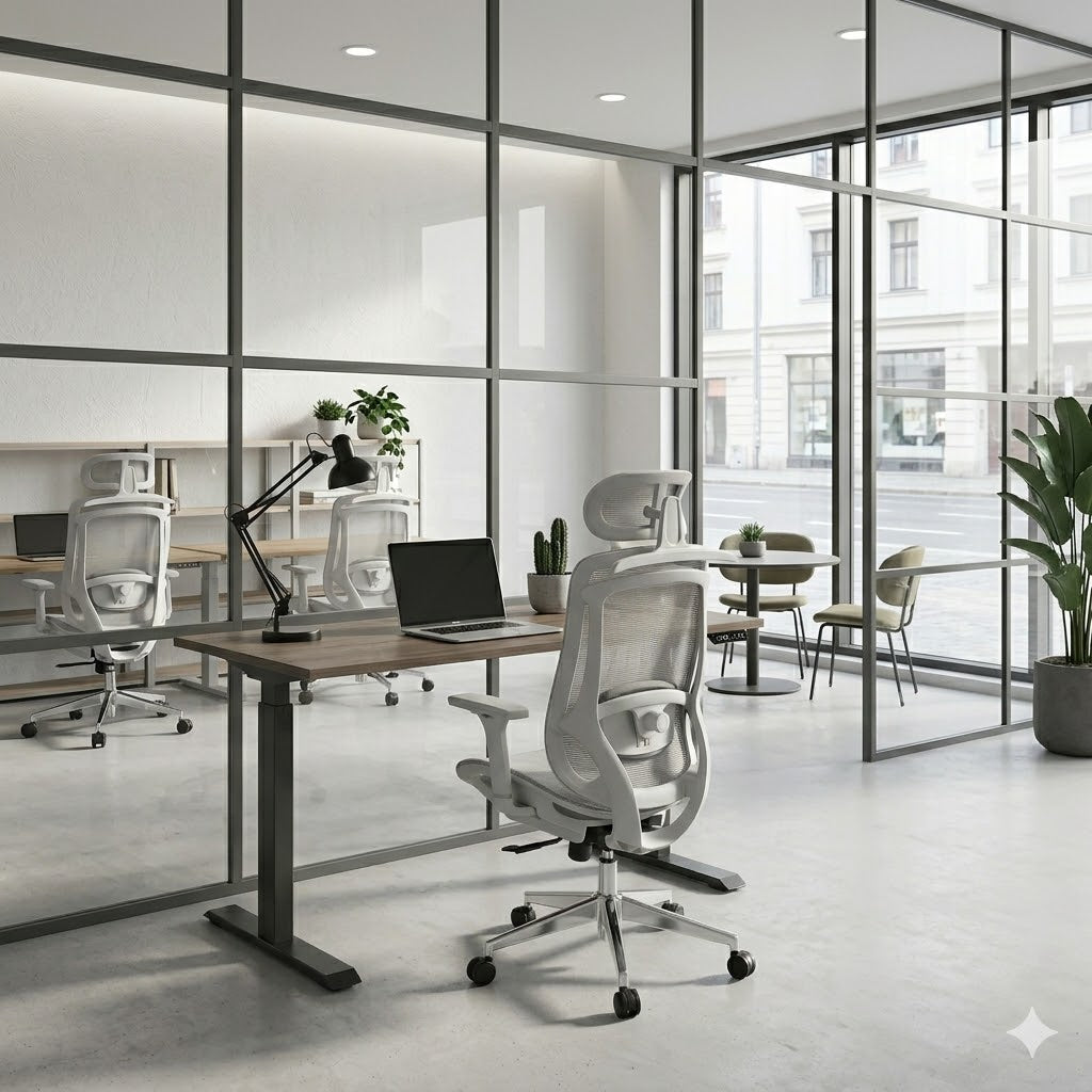 Paperloops ergonomic chair detail