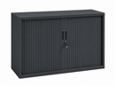Elegance Roller Door Cabinet 72×120×43 cm with 1 Shelf