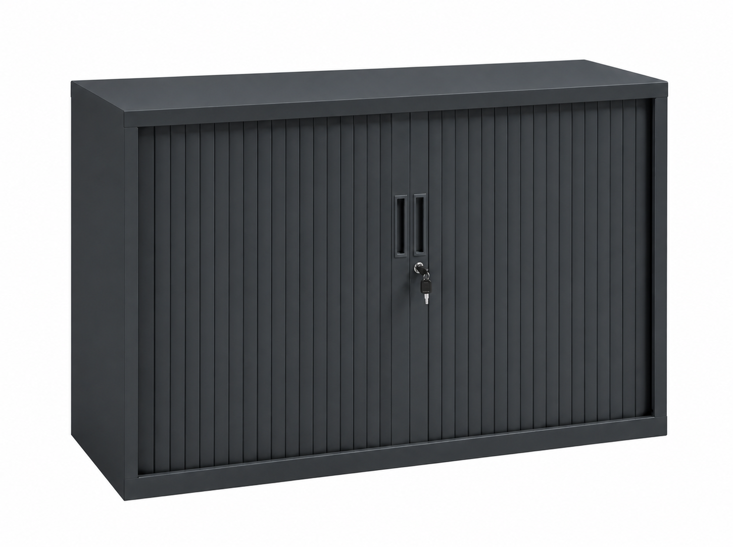 Elegance Roller Door Cabinet 72×120×43 cm with 1 Shelf