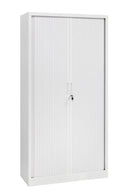 Elegance Tambour Door Cabinet 198 x 120 x 43 cm with 4 Shelves