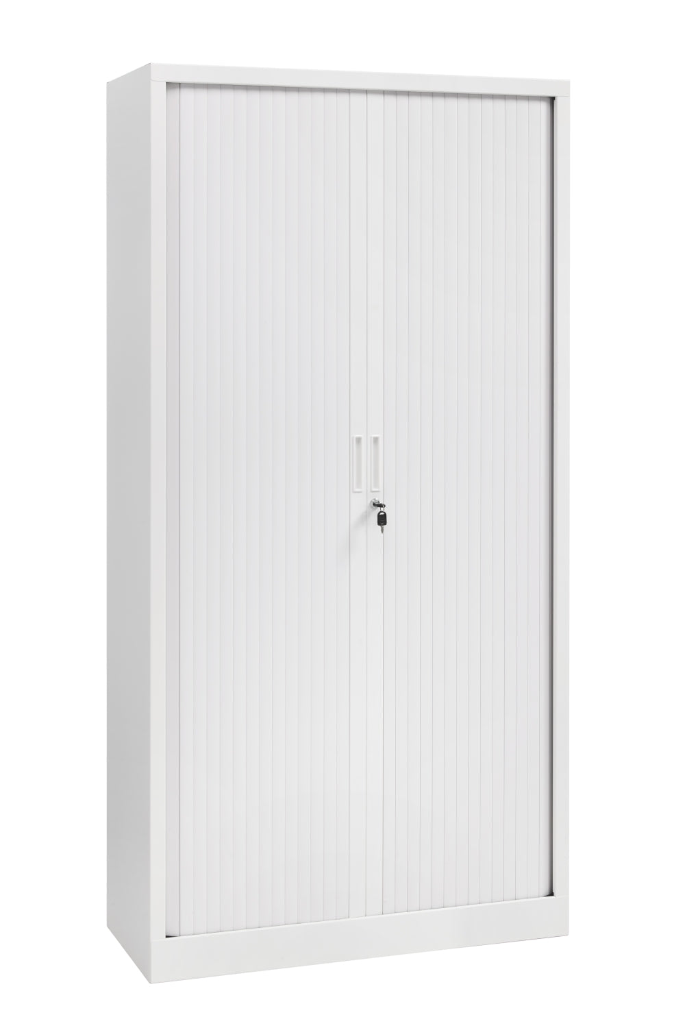 Elegance Tambour Door Cabinet 198 x 120 x 43 cm with 4 Shelves