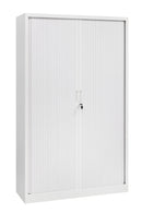 Elegance Tambour Door Cabinet 198 x 120 x 43 cm with 4 Shelves