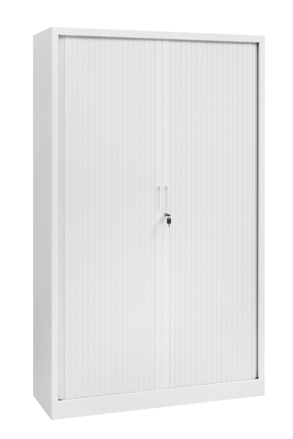Elegance Tambour Door Cabinet 198 x 120 x 43 cm with 4 Shelves