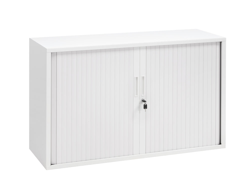 Elegance Roller Door Cabinet 72×120×43 cm with 1 Shelf