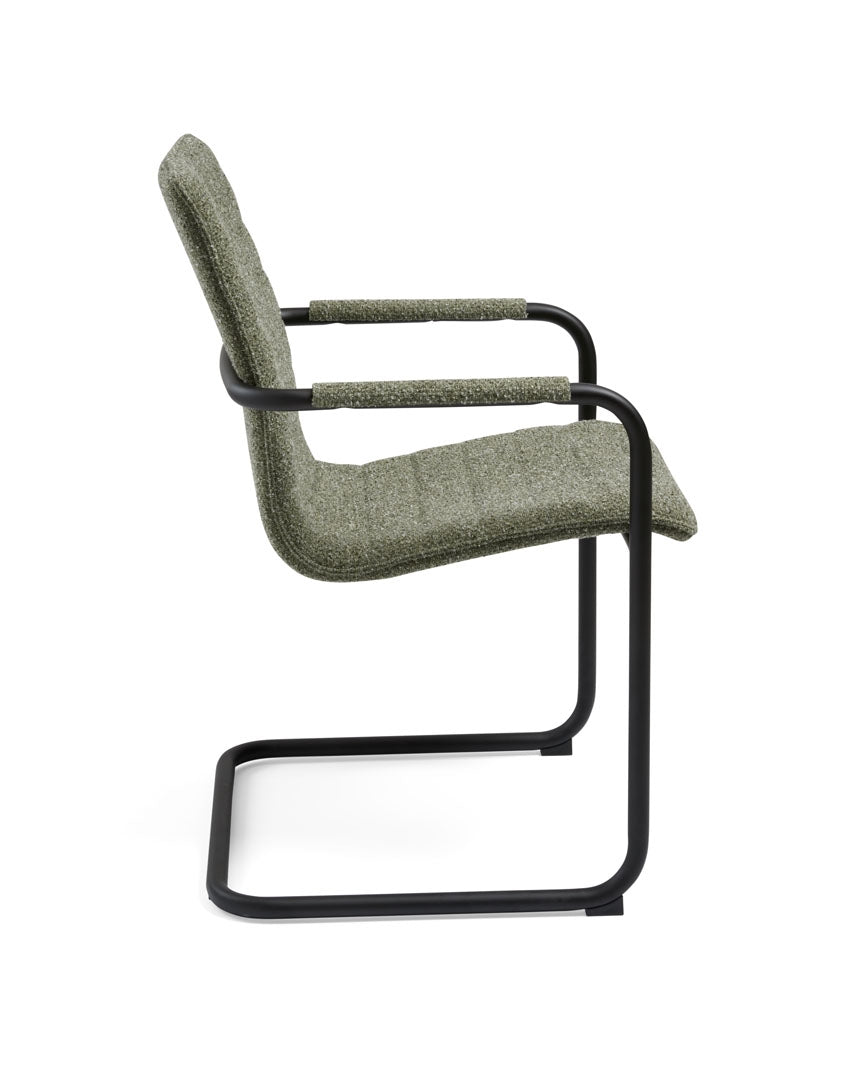Chaise à base traîneau 05Z Design – Tissu Society