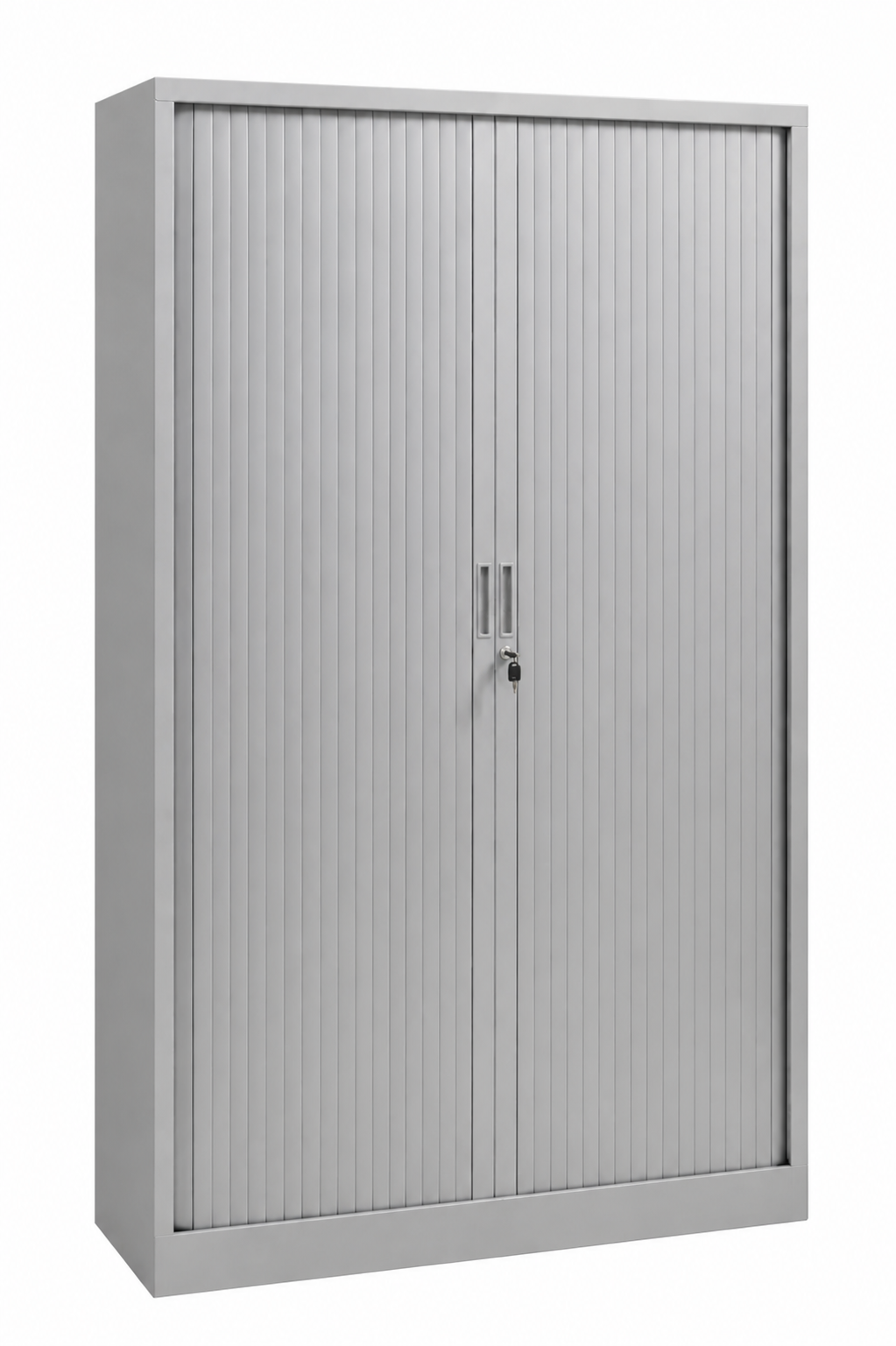 Elegance Tambour Door Cabinet 198 x 120 x 43 cm with 4 Shelves